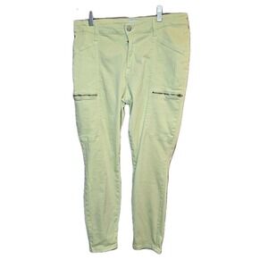 💚 Pistola Women's Super High Rise Straight Pants 🌿 Size 32 – Lime Green‎ Chic